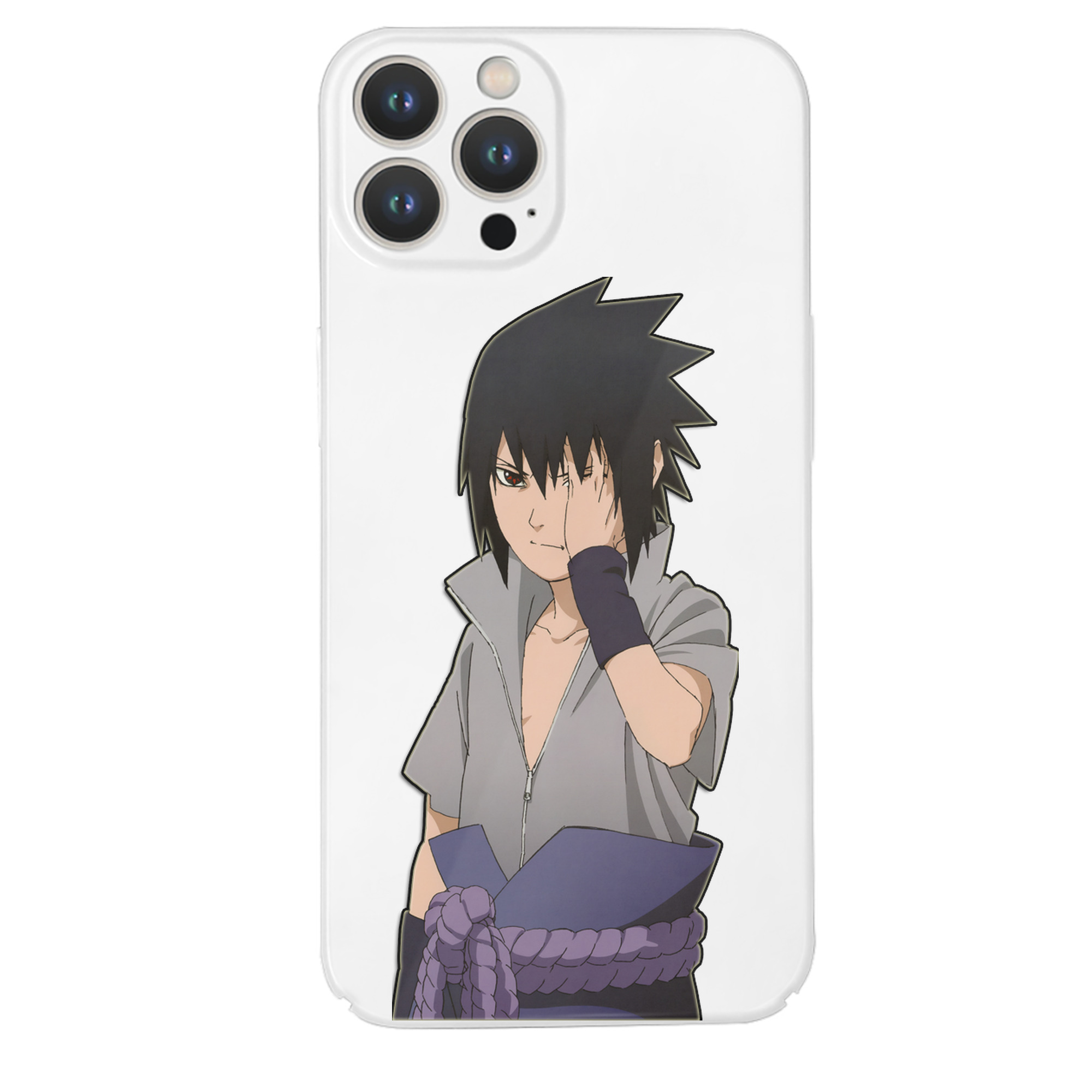 （画像用） NARUTO -ナルト- うちは サスケ Uchiha Sasuke 【iPhone 14シリーズ対応】ハードケース